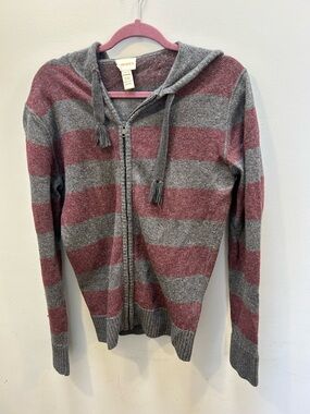 Vintage 2000s Men’s Diesel Zip up Striped Hoodie Size M